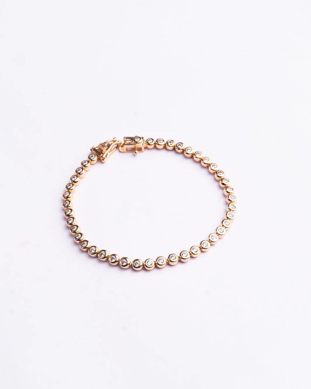 Pulseira riviera p925 com cravação inglesa
