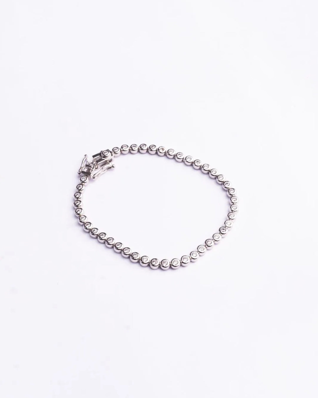 Pulseira riviera p925 com cravação inglesa