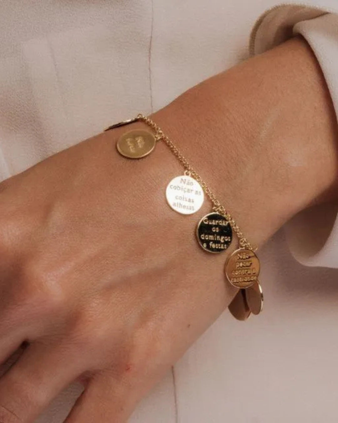 Pulseira 10 mandamentos p925