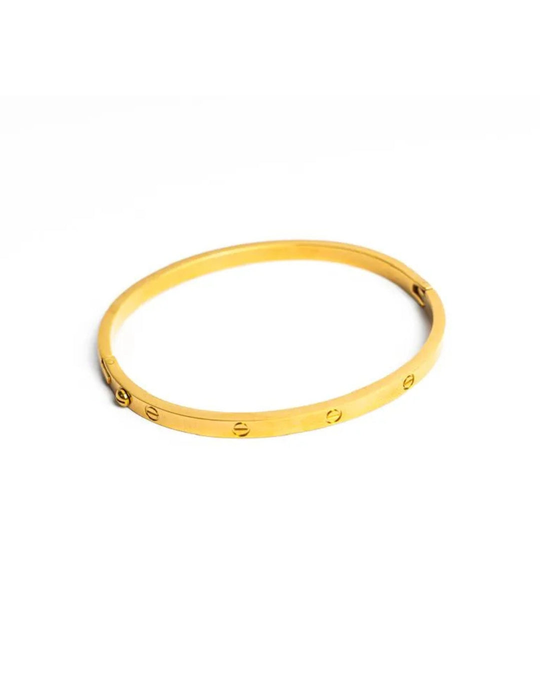 Bracelete fino estilo cartier