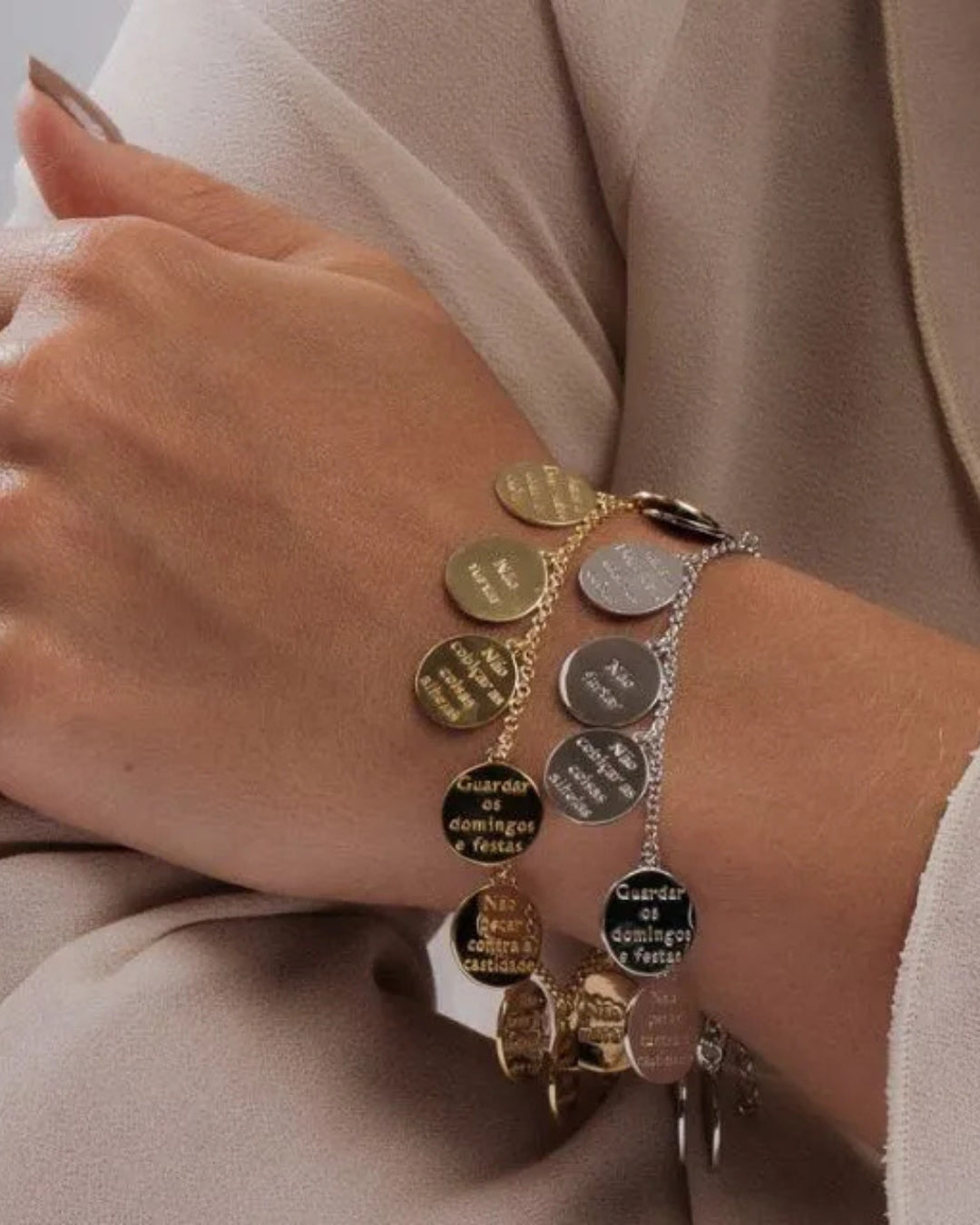 Pulseira 10 mandamentos p925