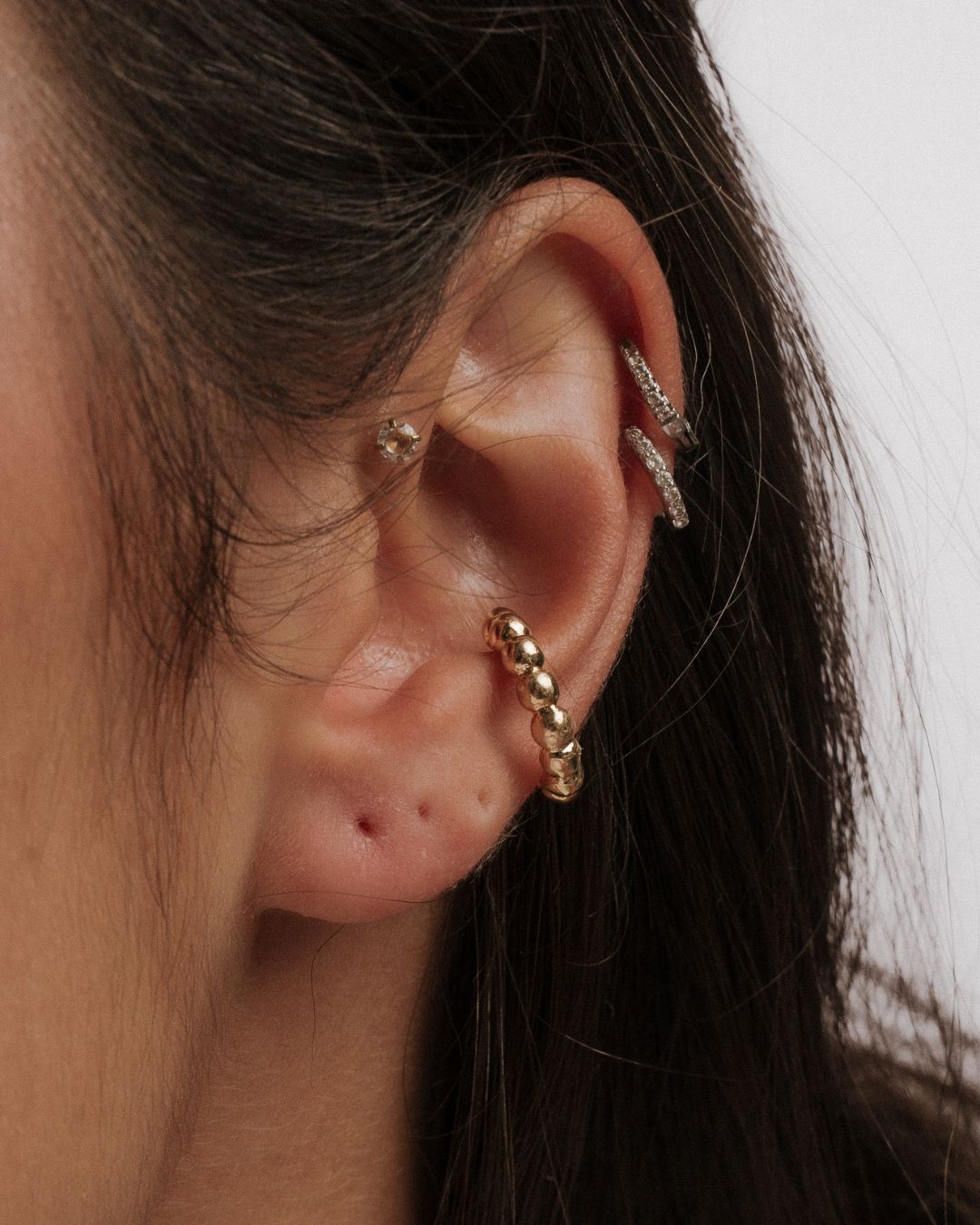 Piercing fake esferas lisas P925