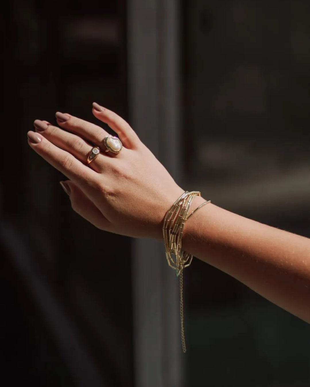 Colar/pulseira canutilhos gold possibilidades