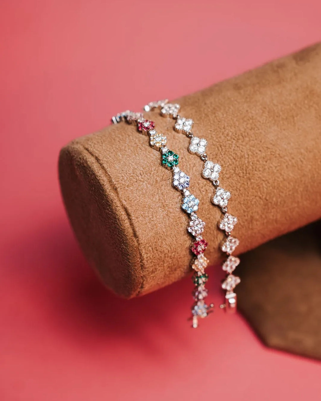 Pulseira riviera flowers rainbows p925