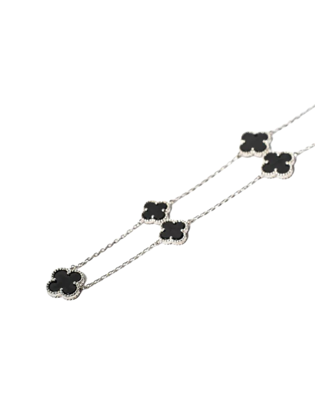 Colar trevos em madrepérola