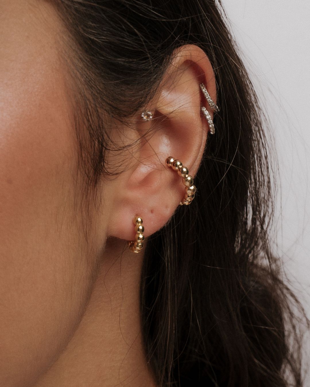 Piercing fake esferas lisas P925